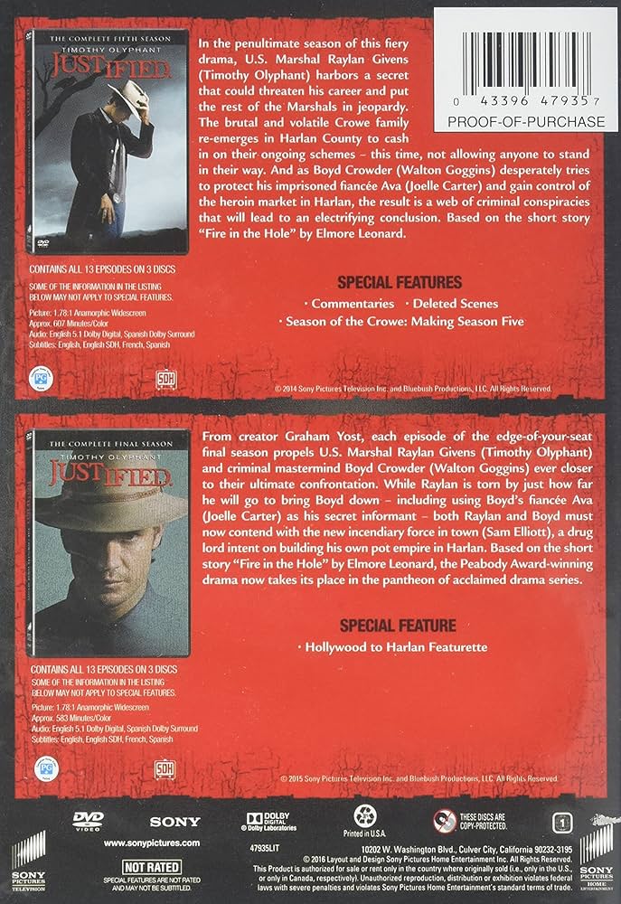 Amazon.com: Justified: Season 5 and 6 : JUSTIFIED: SEASON 5
